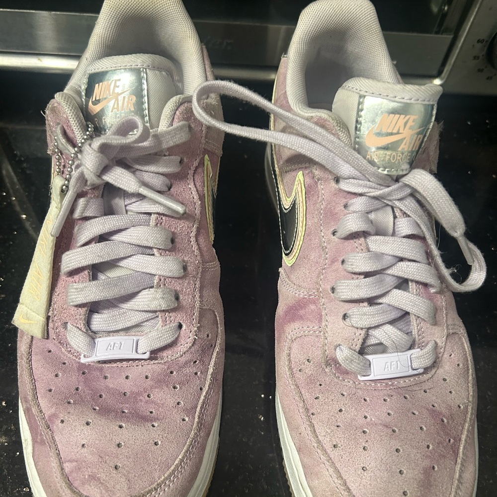 Nike Air Pastel Purple Air Force Ones Sneakers